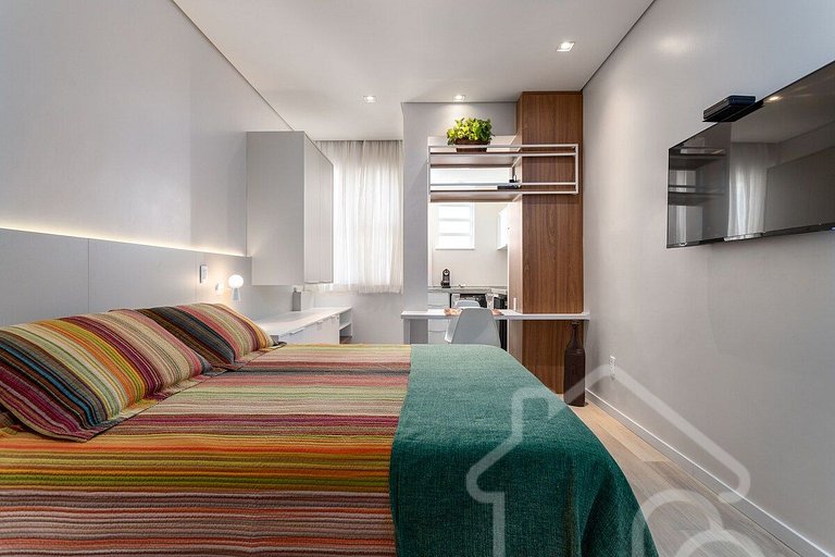 Estúdio moderno | Perto do Cristo e Metrô