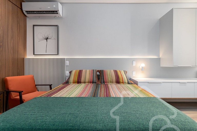 Estúdio moderno | Perto do Cristo e Metrô