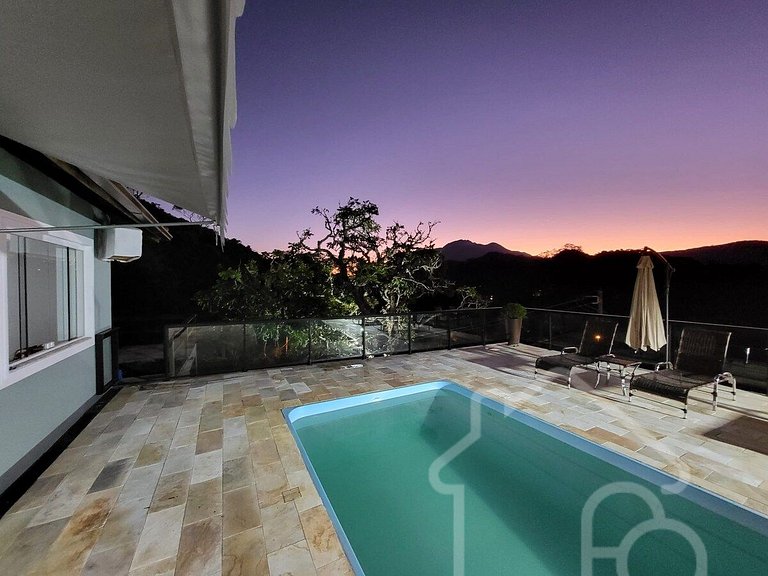 Casa maravilhosa com piscina climatizada e sauna