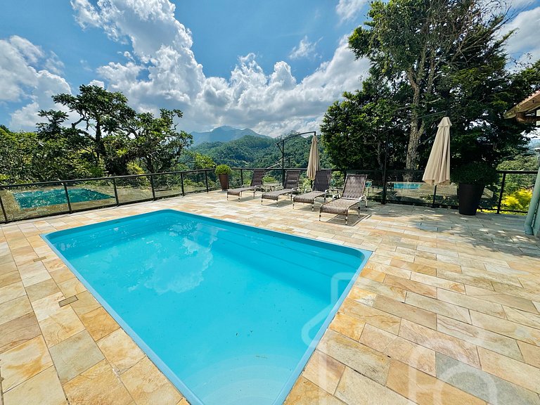 Casa maravilhosa com piscina climatizada e sauna