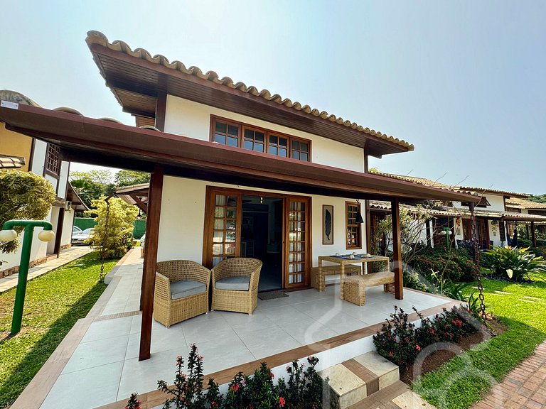 Casa a 4 Min da Praia de Manguinhos com Piscina, Sauna e Áre
