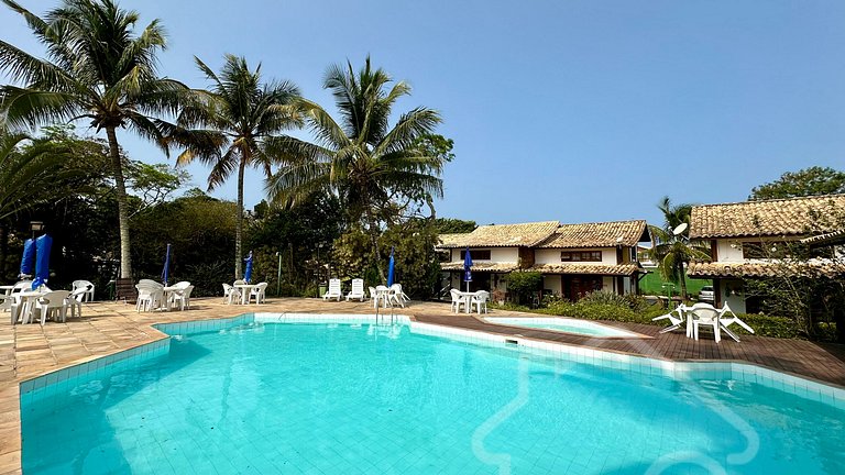 Casa a 4 Min da Praia de Manguinhos com Piscina, Sauna e Áre