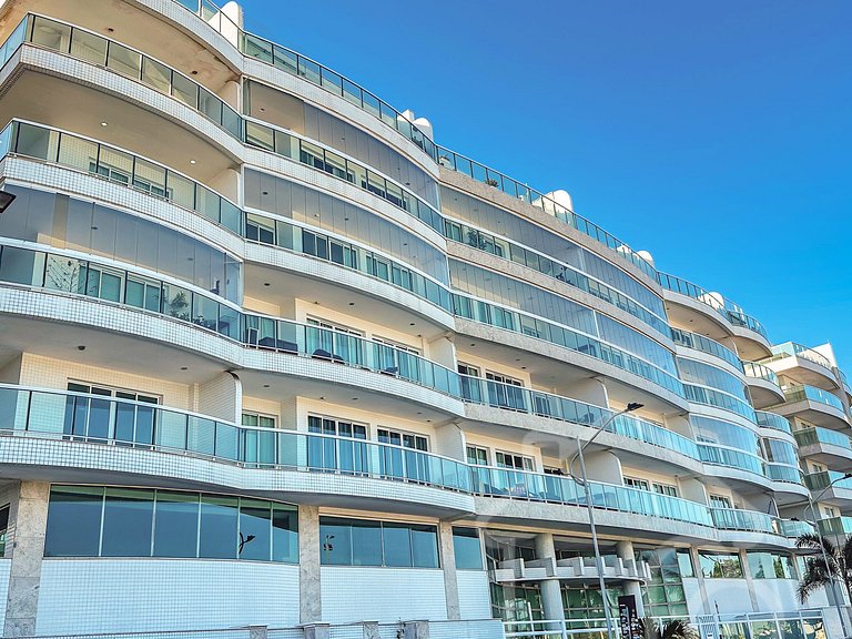 Apartamento Pé na Areia | Estrutura Completa