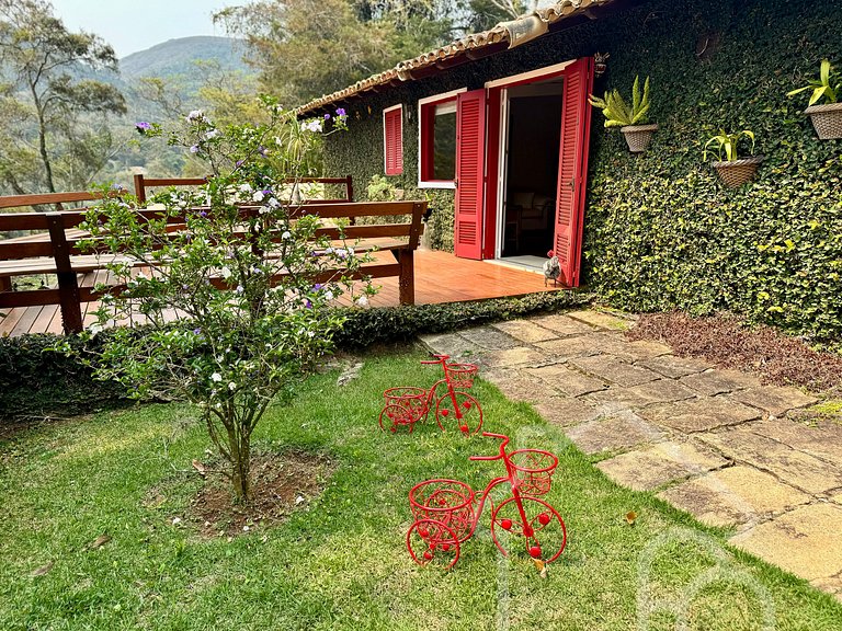 Refúgio Exclusivo em Itaipava com piscina e sauna
