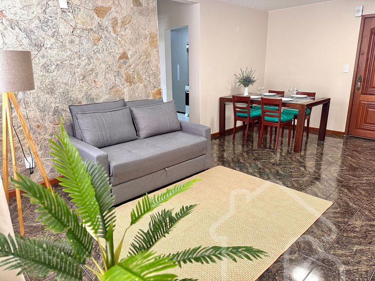Apartamento térreo no coração da cidade