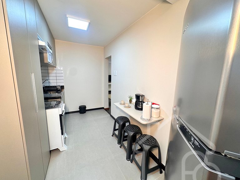 Apartamento térreo no coração da cidade