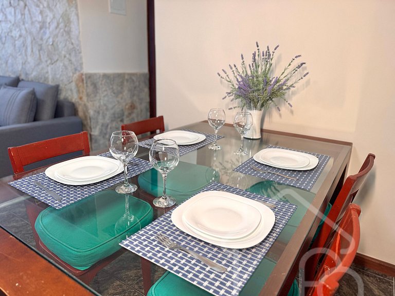 Apartamento térreo no coração da cidade