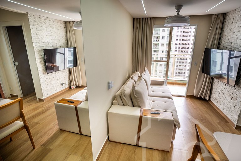 Apartamento moderno, prático e super confortável