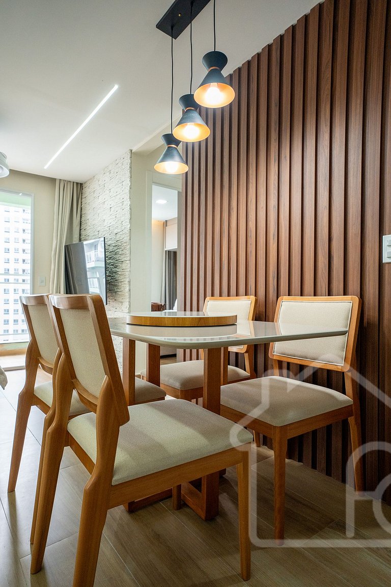 Apartamento moderno, prático e super confortável