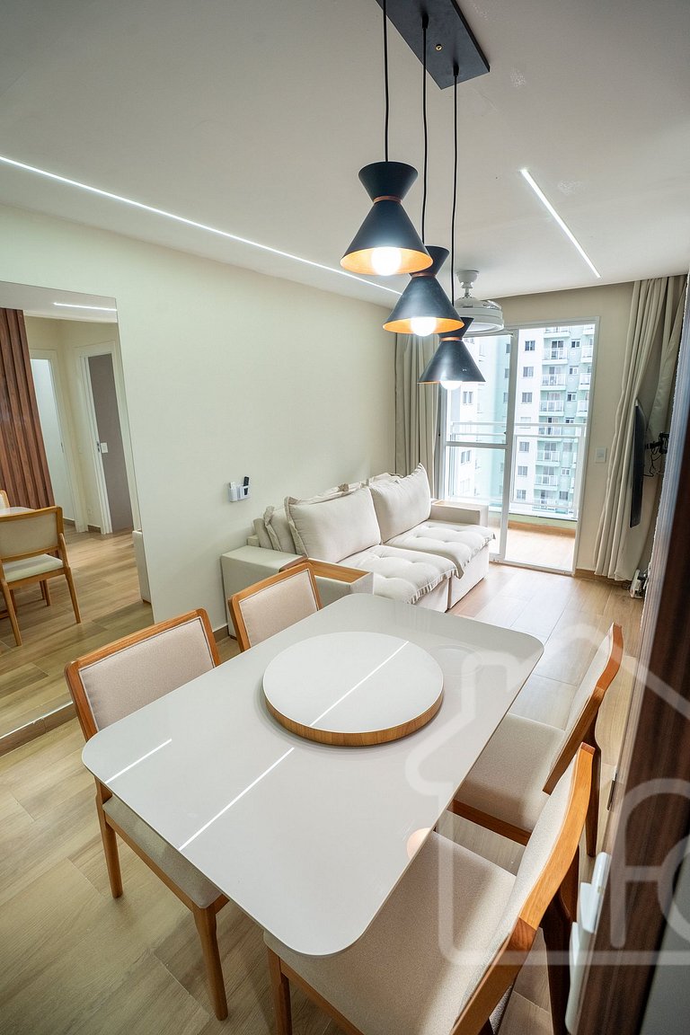 Apartamento moderno, prático e super confortável