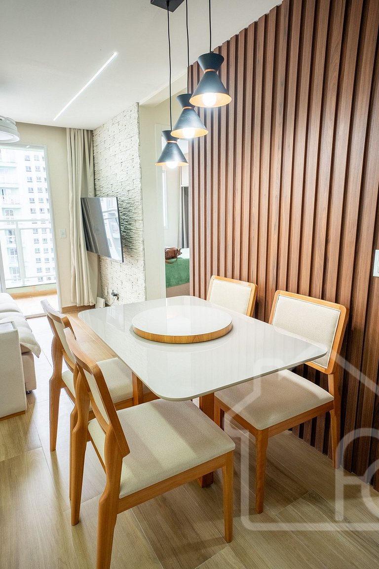 Apartamento moderno, prático e super confortável