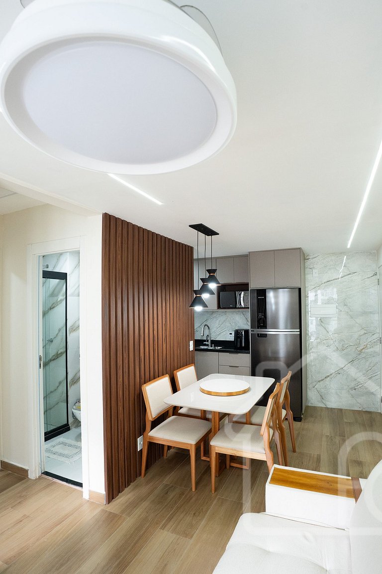 Apartamento moderno, prático e super confortável