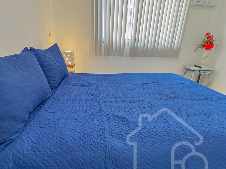 Apartamento a 7 min a pé da Praia do Forte