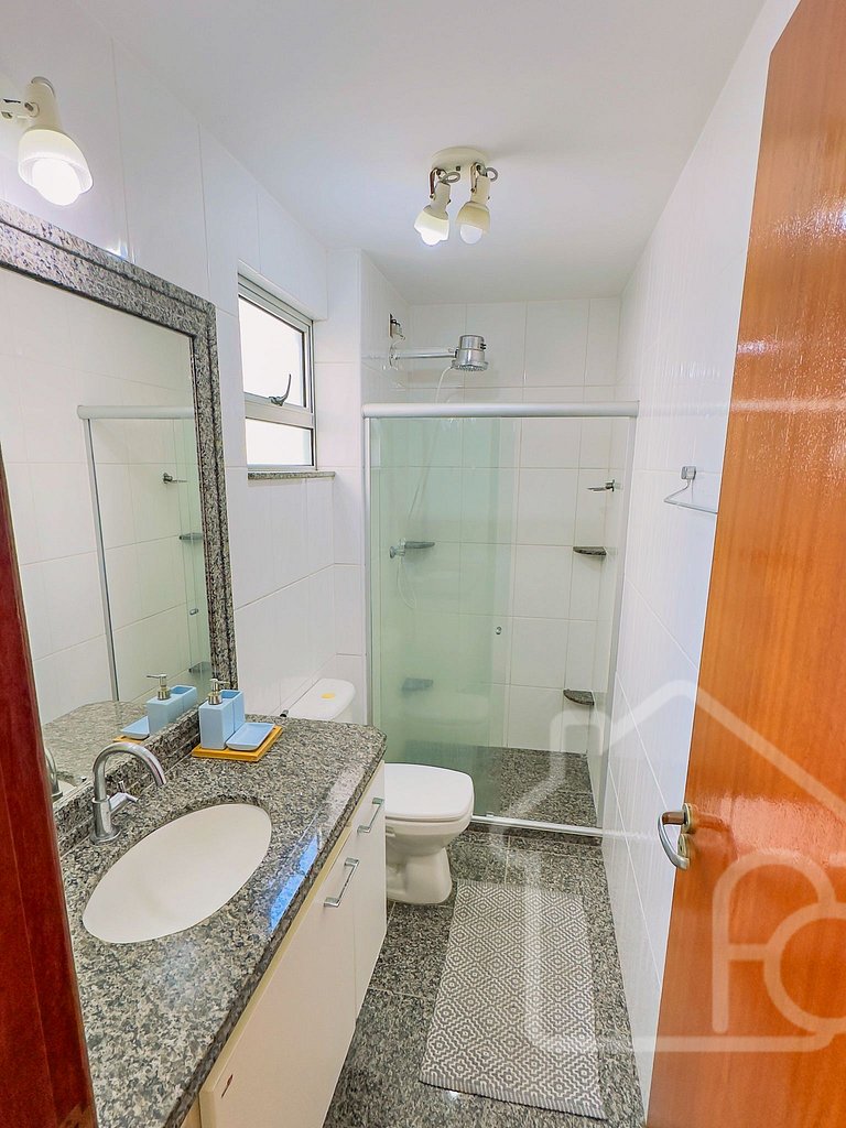 Apartamento a 7 min a pé da Praia do Forte