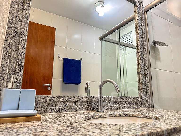 Apartamento a 7 min a pé da Praia do Forte