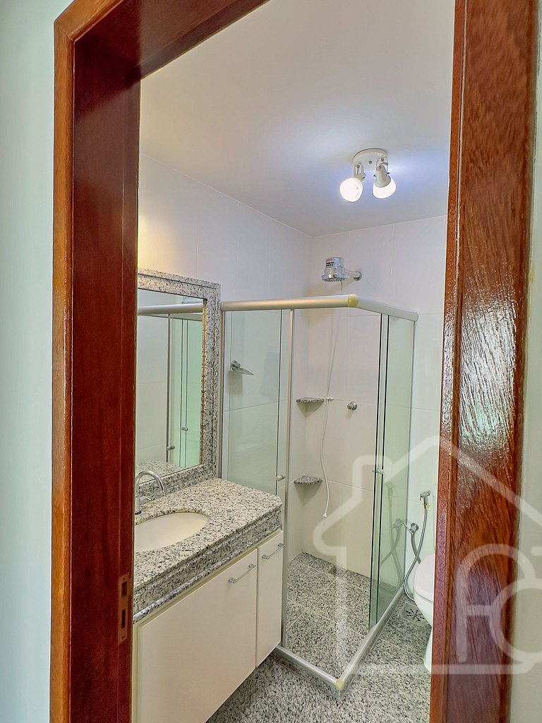 Apartamento a 7 min a pé da Praia do Forte