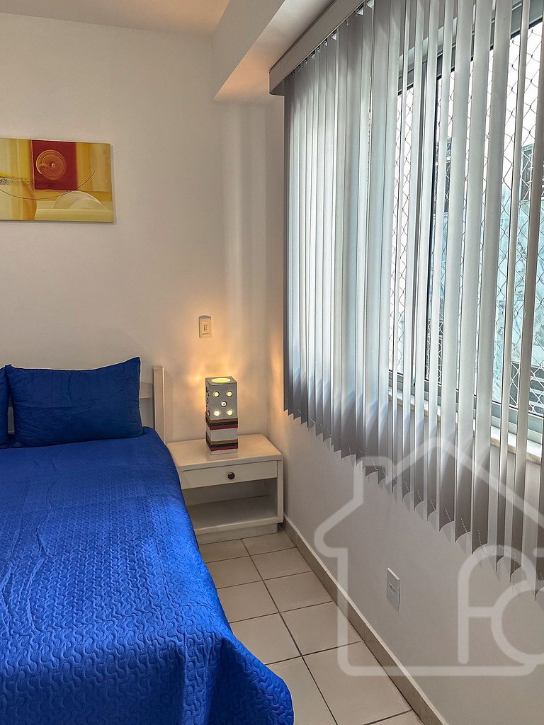 Apartamento a 7 min a pé da Praia do Forte