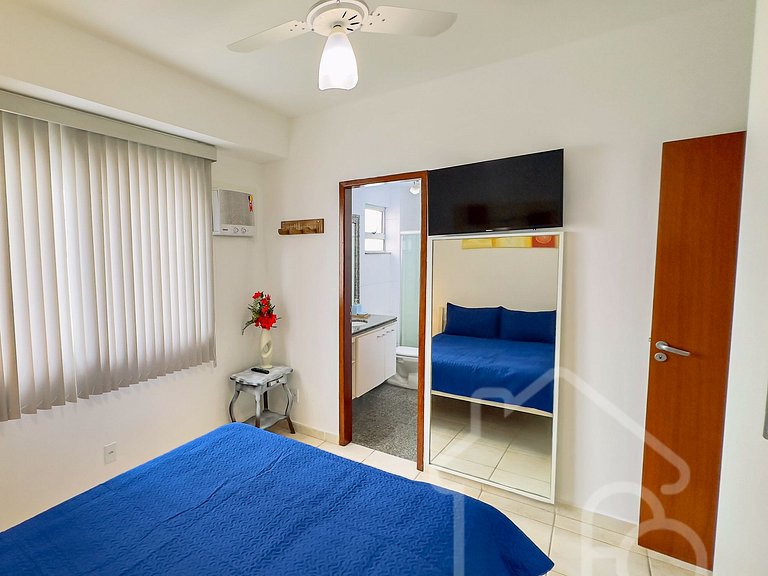 Apartamento a 7 min a pé da Praia do Forte
