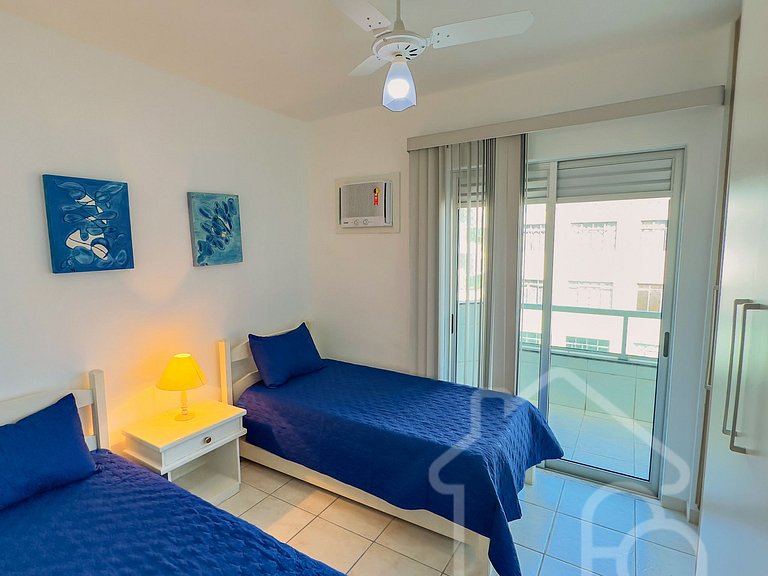 Apartamento a 7 min a pé da Praia do Forte