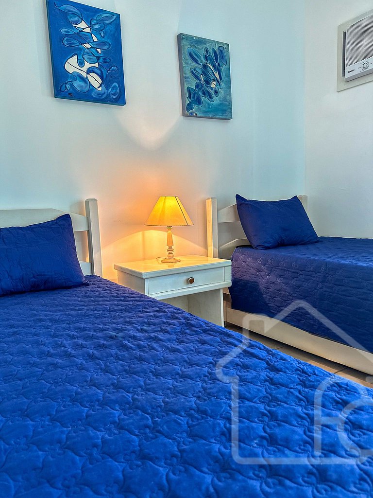 Apartamento a 7 min a pé da Praia do Forte