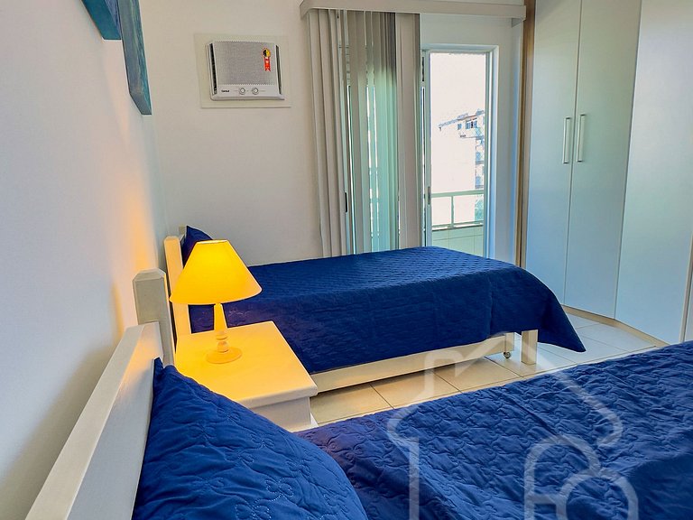 Apartamento a 7 min a pé da Praia do Forte