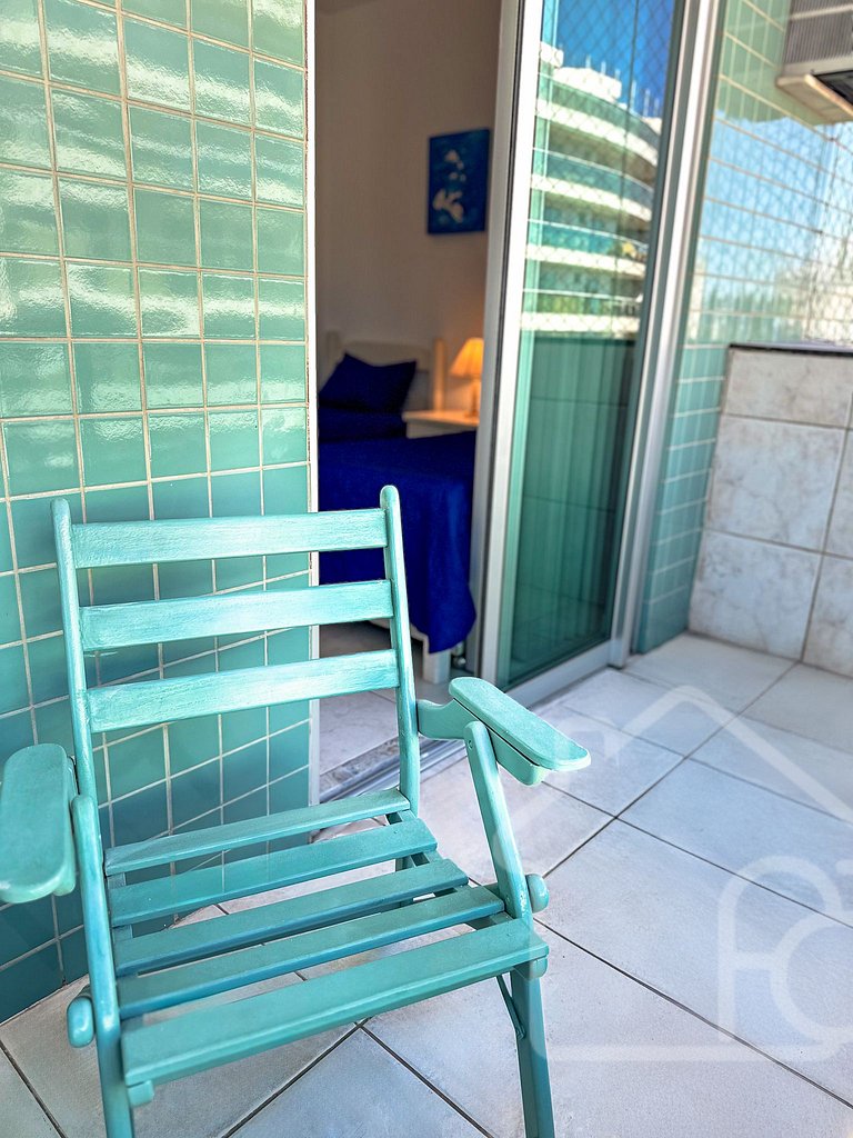 Apartamento a 7 min a pé da Praia do Forte
