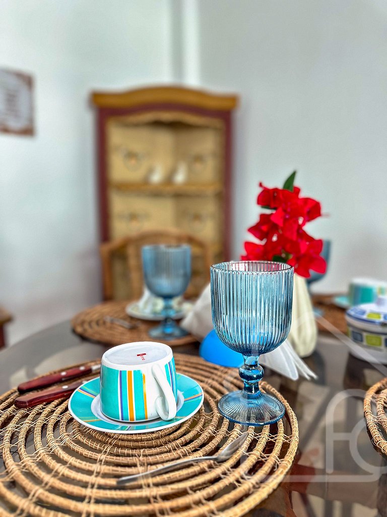 Apartamento a 7 min a pé da Praia do Forte