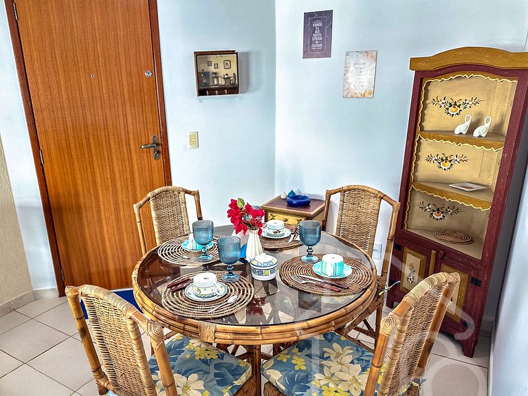 Apartamento a 7 min a pé da Praia do Forte