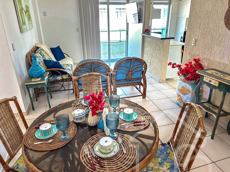 Apartamento a 7 min a pé da Praia do Forte