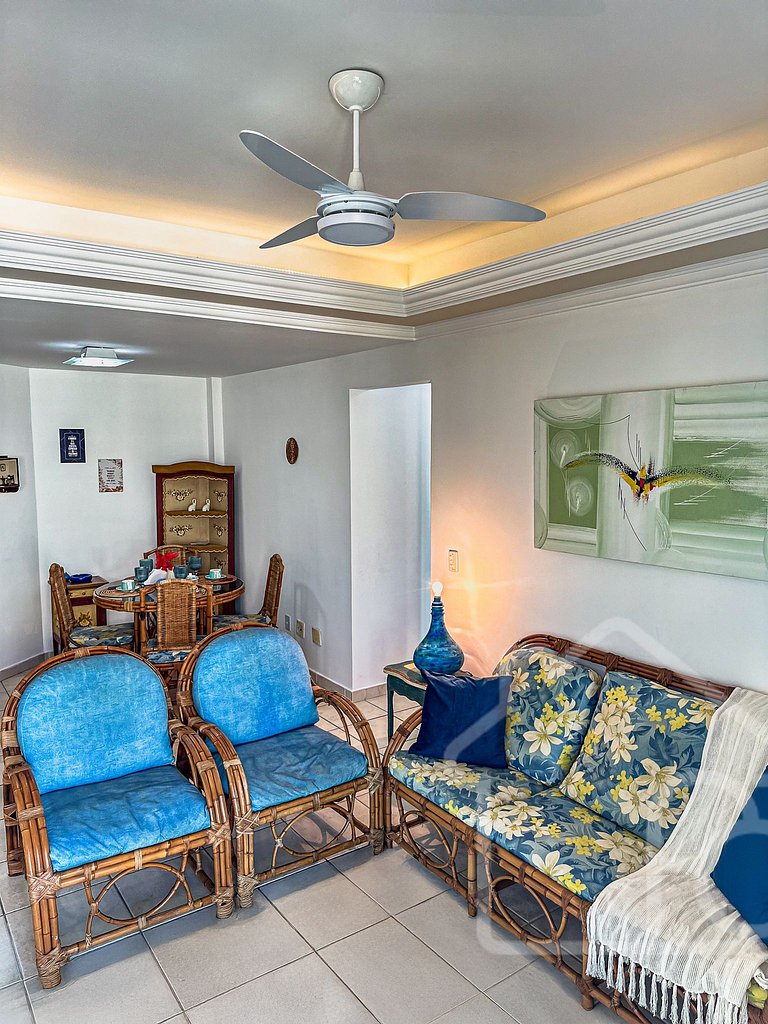 Apartamento a 7 min a pé da Praia do Forte