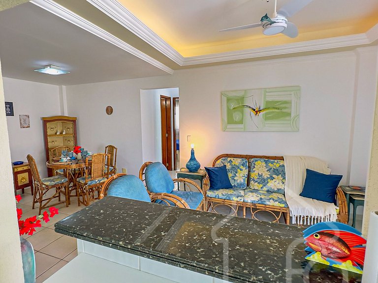Apartamento a 7 min a pé da Praia do Forte
