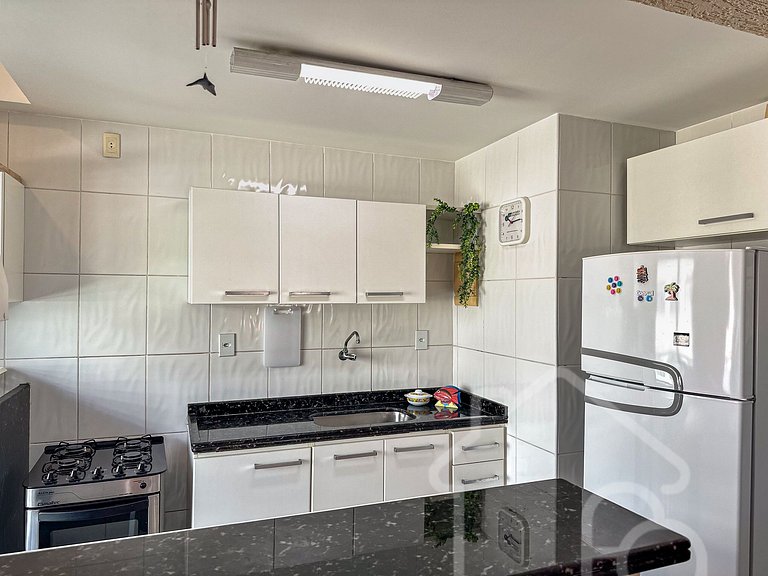 Apartamento a 7 min a pé da Praia do Forte
