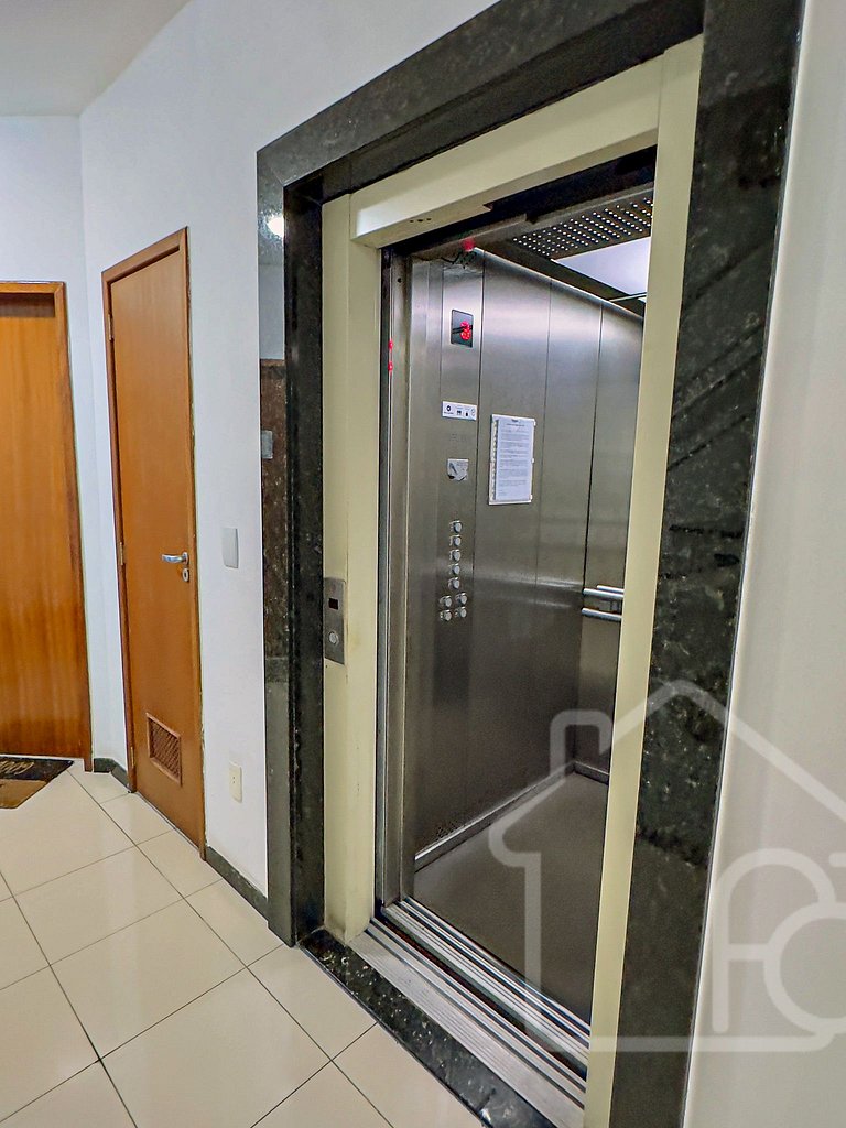 Apartamento a 7 min a pé da Praia do Forte
