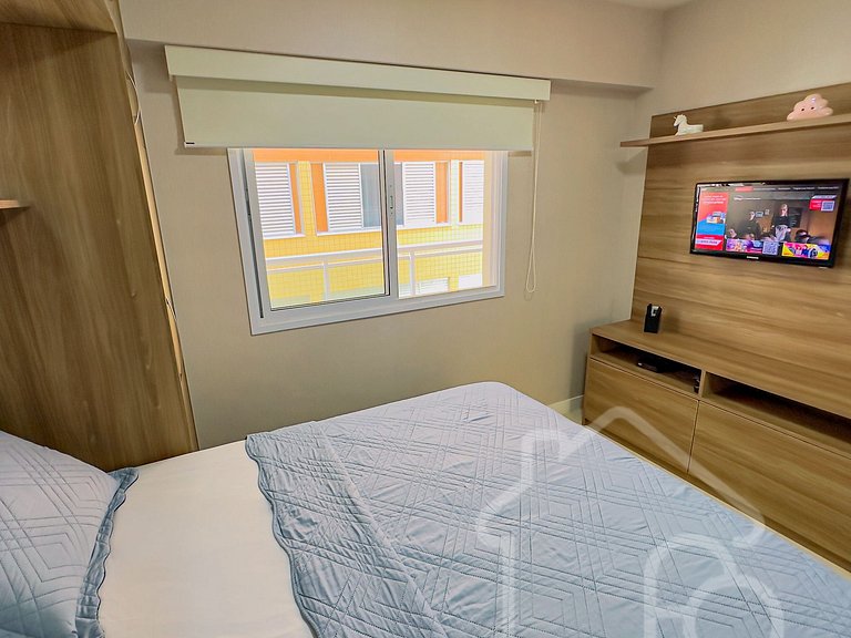 Apartamento com lazer a 5 min da Praia do Forte