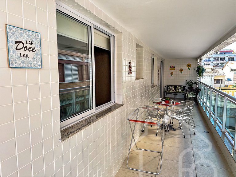 Apartamento com lazer a 5 min da Praia do Forte