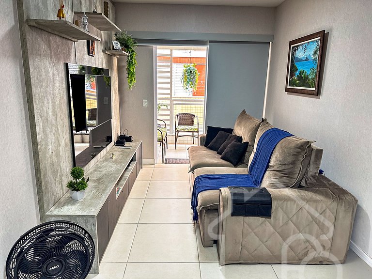 Apartamento com lazer a 5 min da Praia do Forte