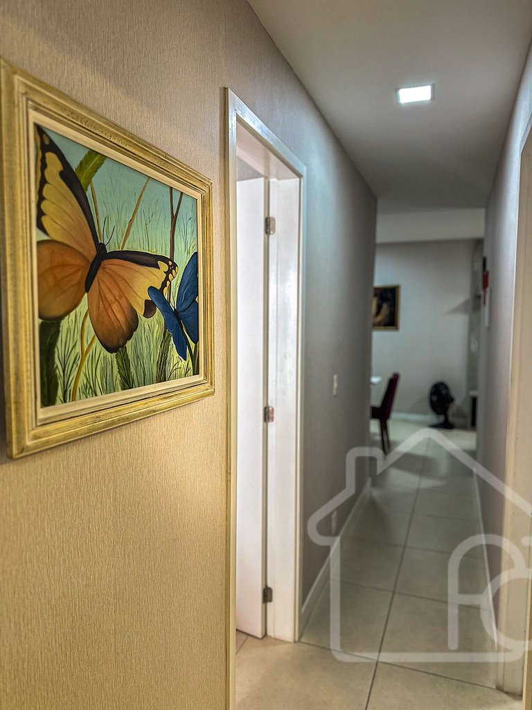 Apartamento com lazer a 5 min da Praia do Forte