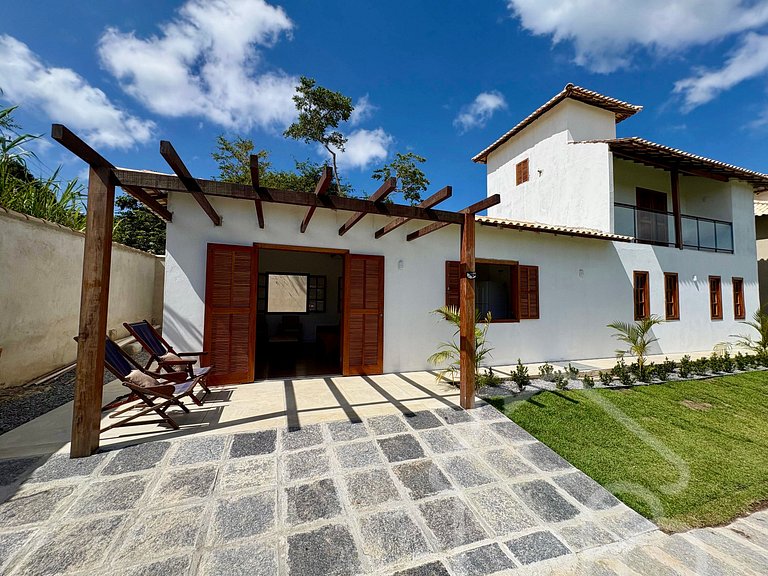 Casa charmosa na Baía Formosa - 10 min do centro de Búzios