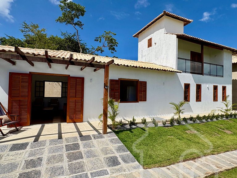 Casa charmosa na Baía Formosa - 10 min do centro de Búzios