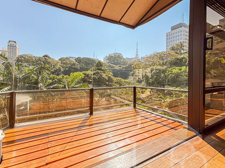 Apê Jardim Paulista com piscina