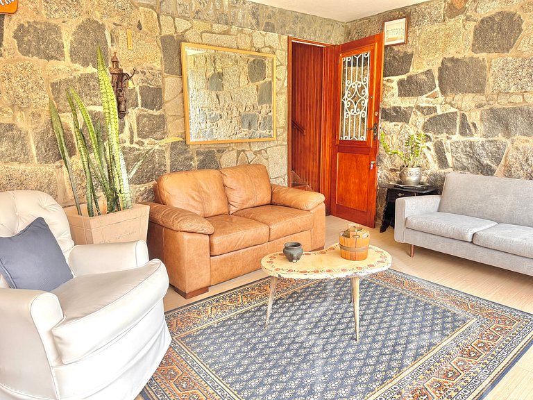 Casa com vista para as montanhas