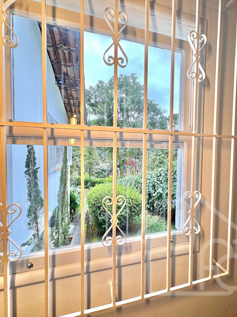 Casa com vista para as montanhas