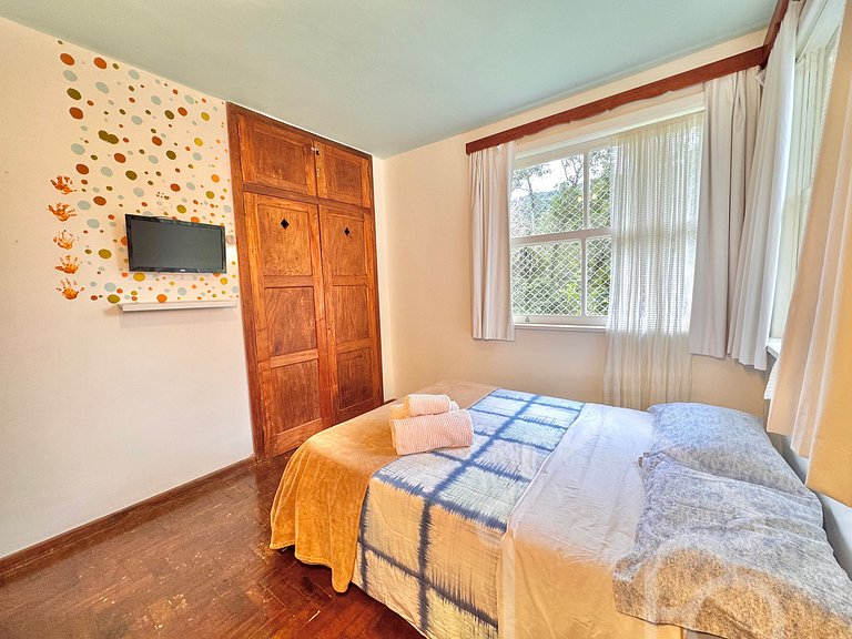 Casa com vista para as montanhas
