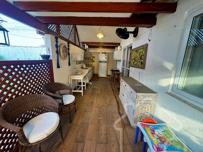 Casa incrível em Geribá em condomínio completo