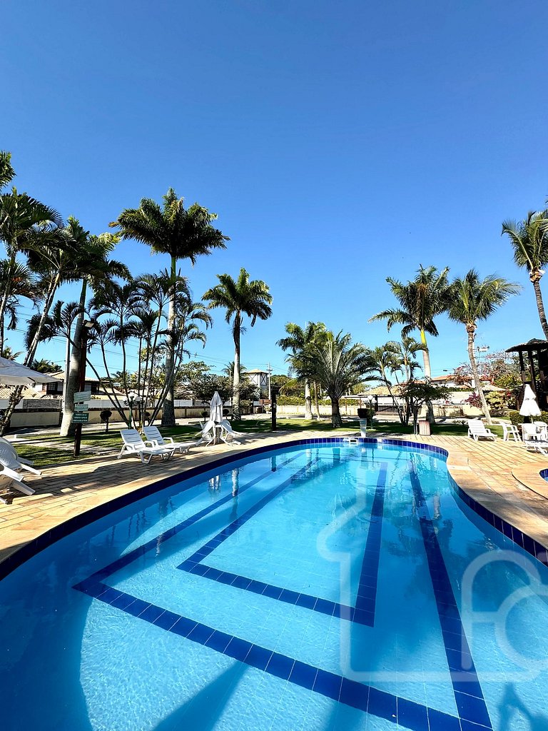 Apê novo a 1 quadra da Praia de Geribá com piscina