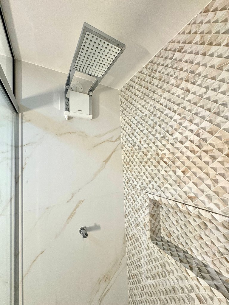Apê novo a 1 quadra da Praia de Geribá com piscina