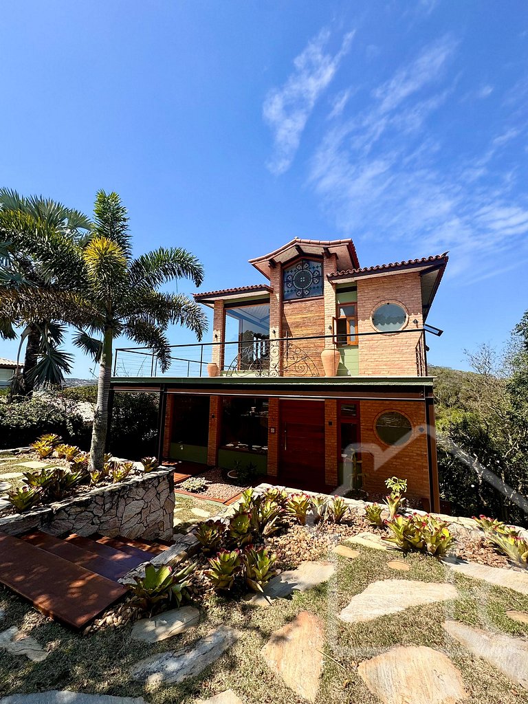 Mansão de Alto Padrão em Geribá com Jacuzzi