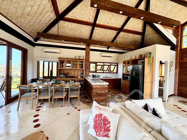 Mansão de Alto Padrão em Geribá com Jacuzzi