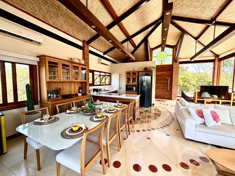 Mansão de Alto Padrão em Geribá com Jacuzzi