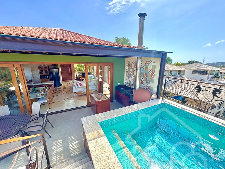 Mansão de Alto Padrão em Geribá com Jacuzzi